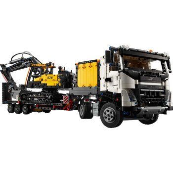 Camionul FMX si excavatorul electric EC230 de la Volvo