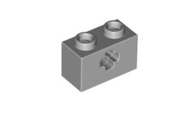Cărămidă technic 2 X 1 cu gaură ax
