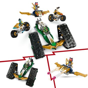 Vehicul combinat al echipei ninja
