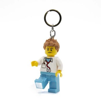 Breloc LEGO Iconic cu LED - Barbat Doctor