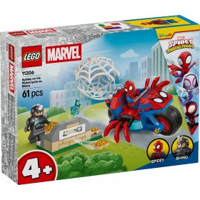 Spidey pe motocicletă vs Rhino