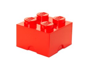 Cutie depozitare LEGO 2x2 rosu