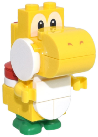 Minifigurină LEGO Super Mario Yellow Yoshi mar0100