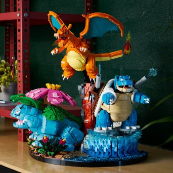 Venusaur, Charizard și Blastoise