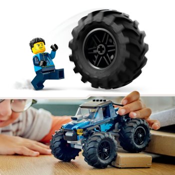 Monster truck albastru