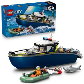 Urmarire cu barca de politie