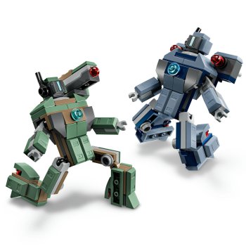 Iron Man si War Machine vs dronele Hammer