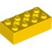 Cărămidă technic 2 X 4 cu 3 găuri ax