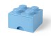 Cutie depozitare LEGO 2x2 cu sertar, albastru deschis