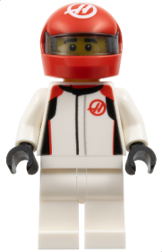 Minifigurină LEGO Speed Champions Pilot F1 Haas sc130
