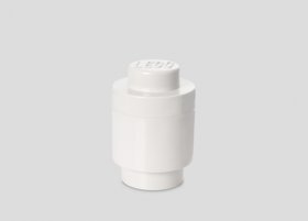 Cutie depozitare rotunda LEGO 1 alb