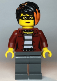 Minifigurină LEGO City-Escroc fată cty1123