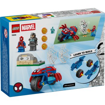 Spidey pe motocicletă vs Rhino