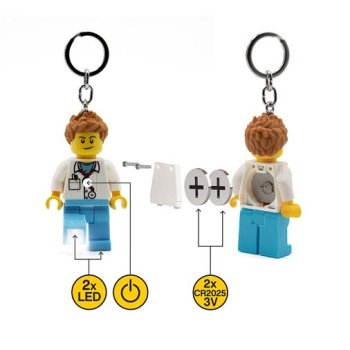 Breloc LEGO Iconic cu LED - Barbat Doctor