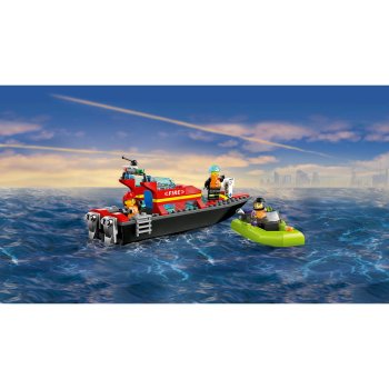 Barca de salvare a pompierilor
