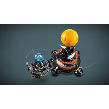 Planeta Pamant si Luna pe orbita