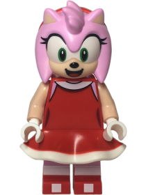 Minifigurină LEGO Sonic the Hedgehog Amy rose son005