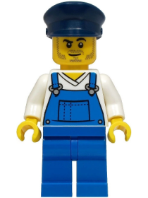 Minifigurină LEGO Ideas Mecanic locomotiva idea178