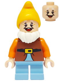 Minifigurină LEGO Disney Bucurosul (Happy)dis157