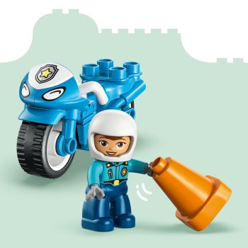 Motocicletă albastră de poliție