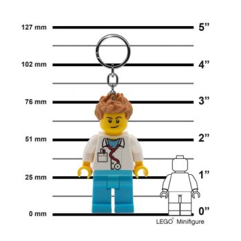 Breloc LEGO Iconic cu LED - Barbat Doctor