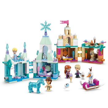 Minicastelul din Arendelle si palatul de gheata al Elsei