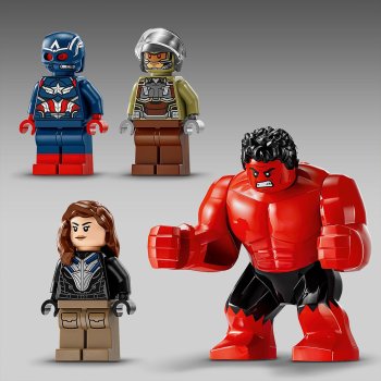 Batalia dintre Capitanul America si Hulk rosu