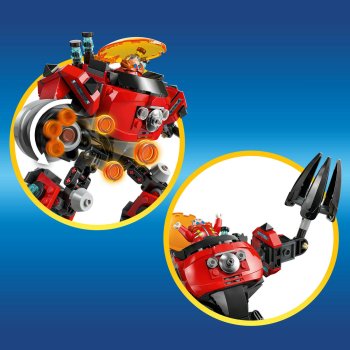 Knuckles vs. Dr. Eggman si robotul Egg Crusher