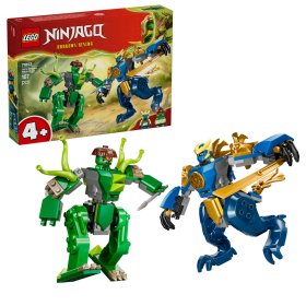 Robotul dragon al lui Jay în luptă