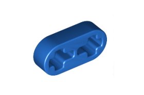 Grindă 2 X 1 subţire gaură ax