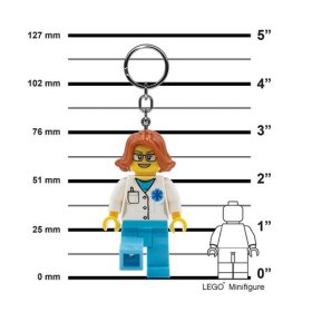 Breloc LEGO Iconic cu LED - Femeie Doctor
