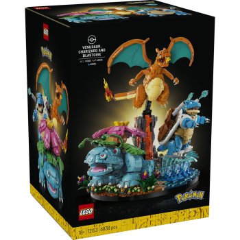 Venusaur, Charizard și Blastoise