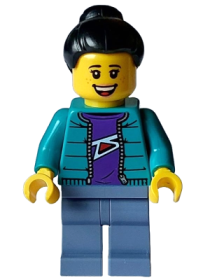 Minifigurină LEGO Holiday Fată hol353