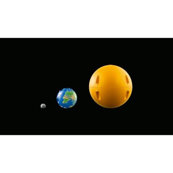 Planeta Pamant si Luna pe orbita