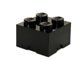 Cutie depozitare LEGO 4 negru