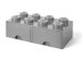 Cutie depozitare LEGO 2x4 cu sertare, gri