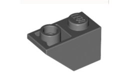 Cărămidă cu pantă 45 2 X 1 Inv