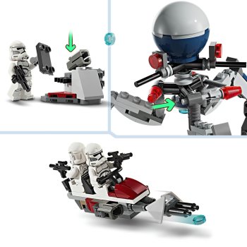 Pachet de lupta: Clone Trooper si droid de lupta