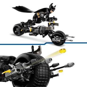 Figurina de constructie Batman™ si motocicleta Bat-Pod