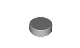 Placă netedă rotundă 1 X 1