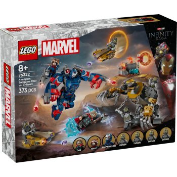 Thor vs Chitauri din Razbunatorii: Sfârsitul jocului