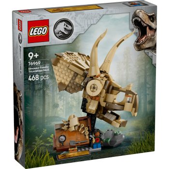 Fosile de dinozaur: craniu de Triceratops