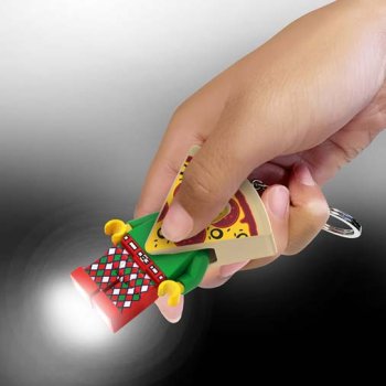 Breloc LEGO Iconic cu LED - Pizza