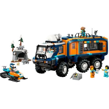 Camionul laborator stiintific al exploratorilor arctici