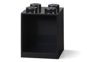 Raft Caramida LEGO 2x2 - Negru