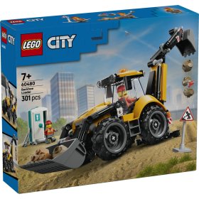 Buldoexcavator galben