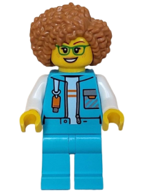 Minifigurină LEGO City Cercetător femeie cty1611