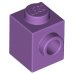 Cărămidă modificată 1 X 1 cu 1 Knob