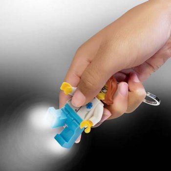 Breloc LEGO Iconic cu LED - Femeie Doctor