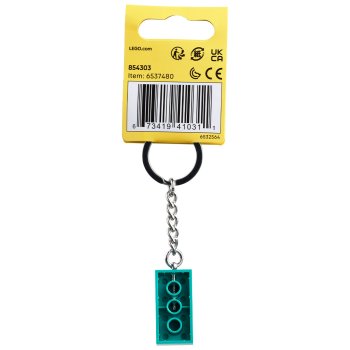 Breloc Caramida 2 x 4 verde-albastru